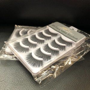 NEW! False Eyelashes Extensions 2pk. 3D Faux Mink Silk Eye Lash Extension